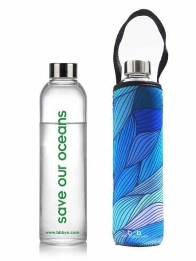 Fitness Mania - BBBYO Glass Is Greener Bottle + Tide Carry Cover - 750mL