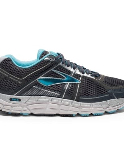 Fitness Mania - Brooks Addiction 12 - Womens Running Shoes - Anthracite/Blue Fish/Silver