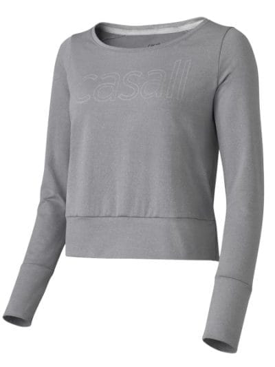 Fitness Mania - Casall Pure Womens Training Crew Top - Grey Melange