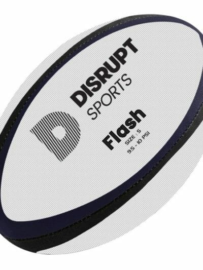 Fitness Mania - Disrupt Personalised Rugby Ball - Size 5 - Blue