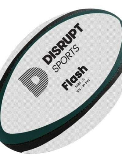 Fitness Mania - Disrupt Personalised Rugby Ball - Size 5 - Teal