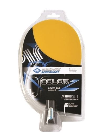 Fitness Mania - Donic Colour Z 500 Table Tennis Bat - Yellow