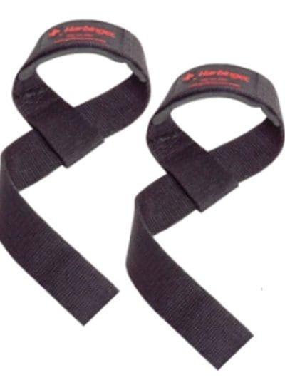 Fitness Mania - Harbinger 20" Padded Weightlifting Strap - Black