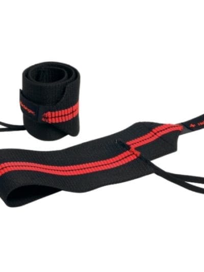 Fitness Mania - Harbinger HumanX Red Line 18" Gym Training WristWrap - Red/Black