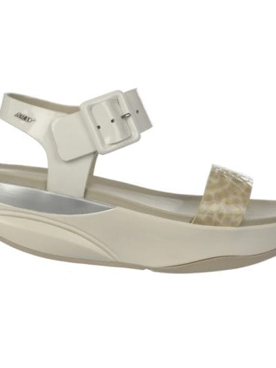 Fitness Mania - MBT Manni 6 Womens Sandals - White Bubble Snake