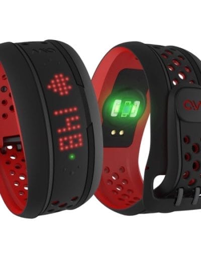 Fitness Mania - Mio Fuse Heart Rate Monitor & Activity Tracker Sport Watch - Crimson