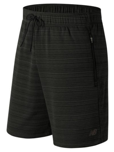 Fitness Mania - New Balance Kairosport Mens Bad Weather Running Shorts - Black Heather