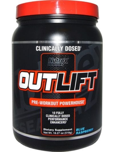 Fitness Mania - Nutrex Outlift Pre-Workout Powerhouse - 518g - 20 Serves