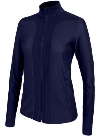 Fitness Mania - Running Bare Dark Arts Cardio Womens Training Jacket - Indigo