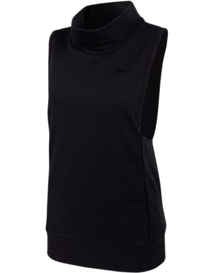 Fitness Mania - Running Bare Rey Cowl Neck Womens Training Vest - Black