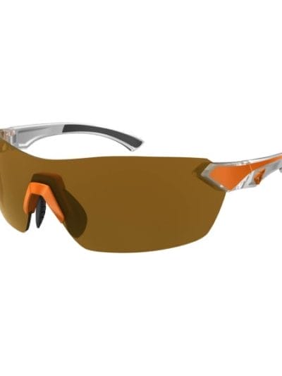 Fitness Mania - Ryders Nimby Anti-Fog Sunglasses - Orange/White - Brown