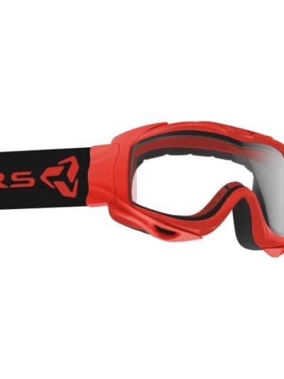 Fitness Mania - Ryders Shore Mountain Bike Goggles - Matt Red - Standard Clear