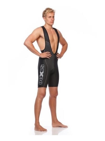 Fitness Mania - SIX30 Mens PRO Compression Cycling Bib Shorts - Black