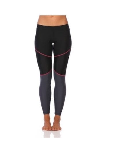 Fitness Mania - SIX30 Mink Pink Womens Compression Training Tights - Black/Grey/Pink