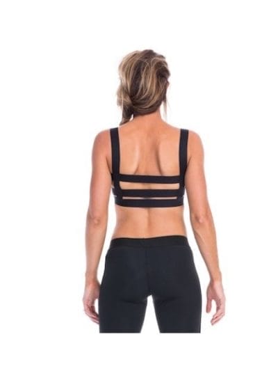 Fitness Mania - SIX30 Tory Elastic Womens Sports Bra - Black