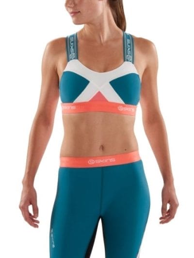 Fitness Mania - Skins DNAmic Speed Womens Crop Top - Cerulean