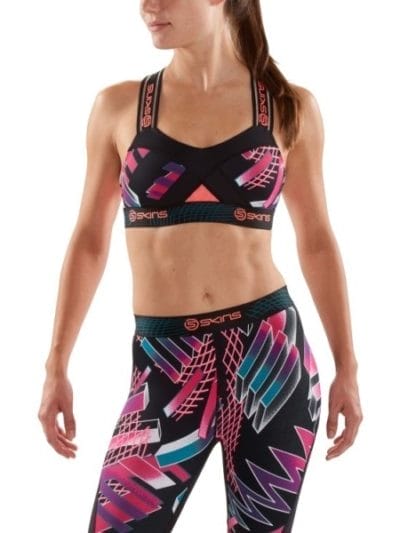 Fitness Mania - Skins DNAmic Speed Womens Crop Top - Junkyard Geo
