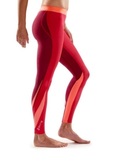 Fitness Mania - Skins DNAmic Womens Compression Long Tights - Rossa