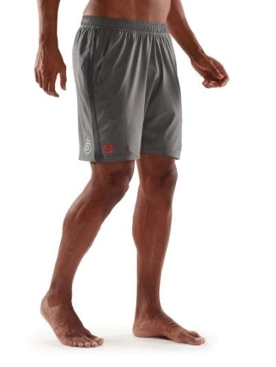 Fitness Mania - Skins Plus Apollo 7 Inch Mens Training Shorts - Pewter