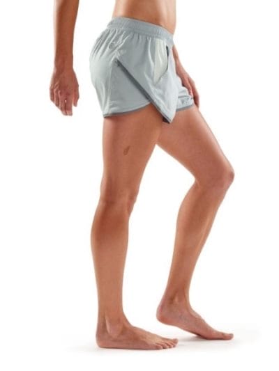Fitness Mania - Skins Plus Axis Womens Training Shorts - Aluminium