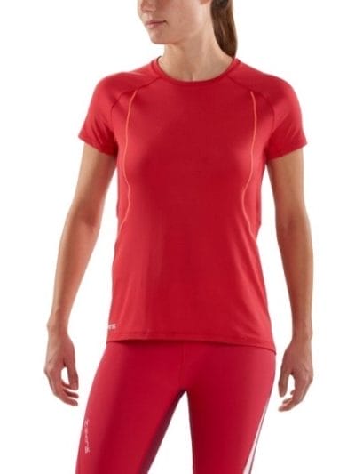 Fitness Mania - Skins Plus Phoenix Womens Fitted Training T-Shirt - Rossa