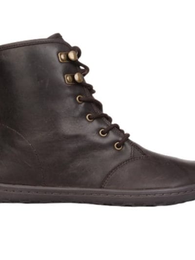 Fitness Mania - Vivobarefoot Gobi Hi Top Leather Womens Boots - Dark Brown Hide