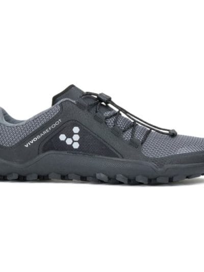 Fitness Mania - Vivobarefoot Primus Trail FG Womens Trail Running Shoes - Black/Charcoal