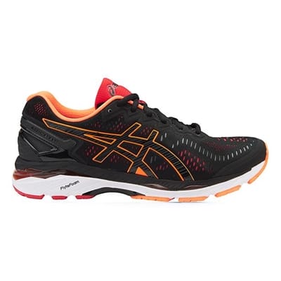 Fitness Mania - ASICS Mens GEL-Kayano 23 Black / Orange