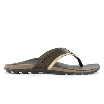 Fitness Mania - LIGHTFEET Mens Orlando Thong Leather Brown