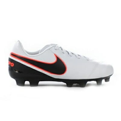 Fitness Mania - NIKE Kids Tiempo Legend VI FG Super Platinum/Black/Hyper Orange