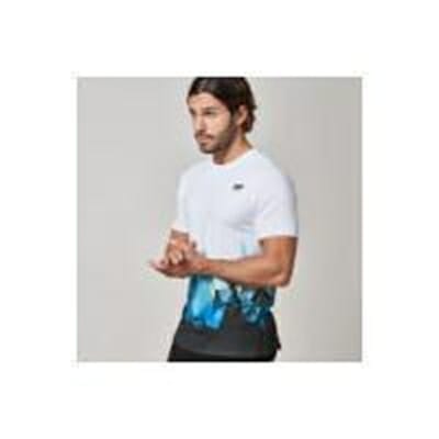 Fitness Mania - Myprotein Men's Digital Geo Print T-Shirt - Blue