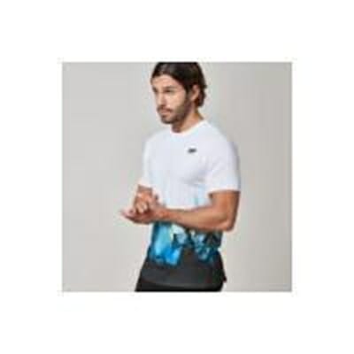 Fitness Mania - Myprotein Men’s Digital Geo Print T-Shirt – Blue