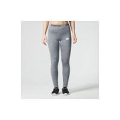 Fitness Mania - Myprotein Women's Core Leggings - Grey Marl - UK 10