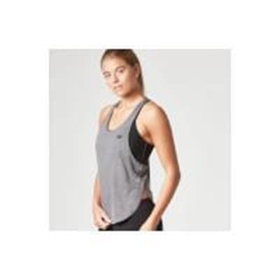 Fitness Mania - Myprotein Women's Core Racer Back Crop Vest - Charcoal
