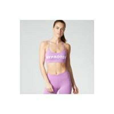 Fitness Mania - Myprotein Women's Logo Sports Bra - Purple