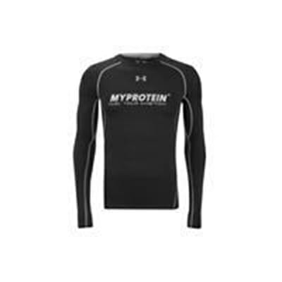 Fitness Mania - Under Armour Mens Heatgear Compression Long Sleeve Top - Black