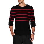 Fitness Mania - Button Shoulder Stripe Summer Sweater