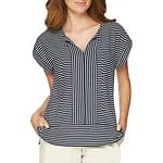 Fitness Mania - Cap Sleeve Stripe Top