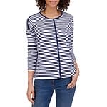 Fitness Mania - Drop Shoulder Boxy Stripe Top