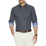 Fitness Mania - Long Sleeve Mini Geo Print Shirt