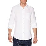 Fitness Mania - Long Sleeve Solid Linen Shirt