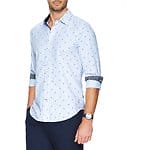 Fitness Mania - Long Sleeve Stripe & Anchor Print Shirt