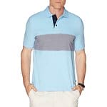 Fitness Mania - Short Sleeve Chest Pieced Stripe Polo