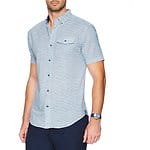 Fitness Mania - Short Sleeve Tailored Geo Print Shirt