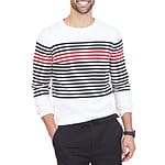 Fitness Mania - Split Colour Breton Stripe Sweater