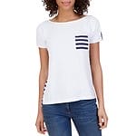 Fitness Mania - Stripe Back Tee With Pocket