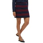 Fitness Mania - Striped Above The Knee Skirt