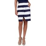 Fitness Mania - Striped Basket Weave Tulip Skirt