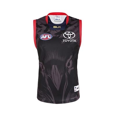 Fitness Mania - Adelaide Crows Training Guernsey Black 2017