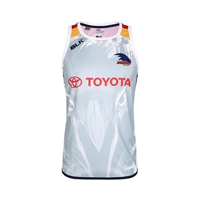 Fitness Mania - Adelaide Crows Training Singlet White 2017